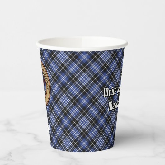 Clan Clark Crest Papieren Bekers (Links)