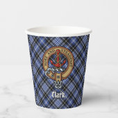 Clan Clark Crest Papieren Bekers (Voorkant)