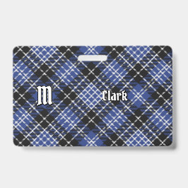 Clan Clark Tartan Badge