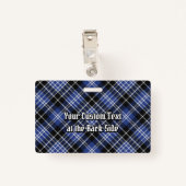 Clan Clark Tartan Badge (Achterkant met clip)