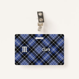 Clan Clark Tartan Badge