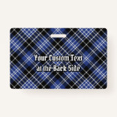 Clan Clark Tartan Badge (Achterkant)