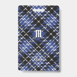 Clan Clark Tartan Badge