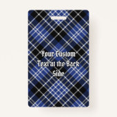 Clan Clark Tartan Badge (Achterkant)