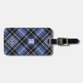 Clan Clark Tartan Bagagelabel (Voorkant horizontaal)