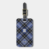 Clan Clark Tartan Bagagelabel (Voorkant verticaal)