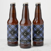 Clan Clark Tartan Bier Etiket (Flessen)