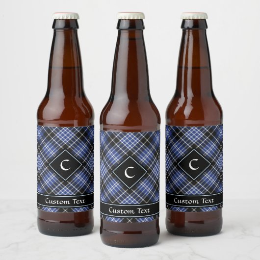 Clan Clark Tartan Bier Etiket (Flessen)