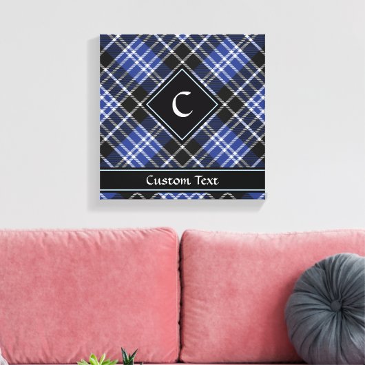 Clan Clark Tartan Canvas Afdruk (Insitu (Woonkamer))