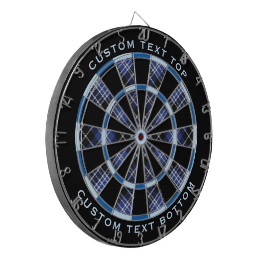 Clan Clark Tartan Dartbord (Voorkant Links)