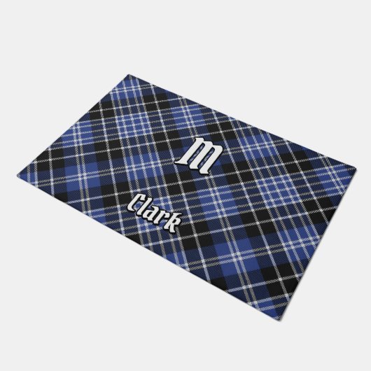 Clan Clark Tartan Deurmat (Schuin)