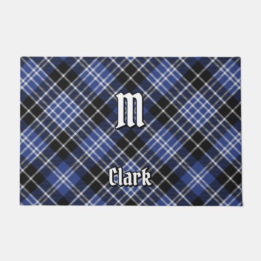 Clan Clark Tartan Deurmat (Voorkant)