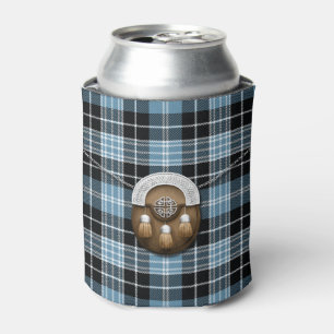 Clan Clark Tartan en Sporran Blikjeskoeler