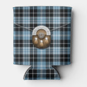 Clan Clark Tartan en Sporran Blikjeskoeler (Voorkant)