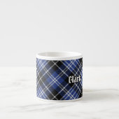 Clan Clark Tartan Espresso Kop (Voorkant)