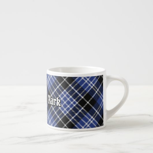Clan Clark Tartan Espresso Kop (Rechts)