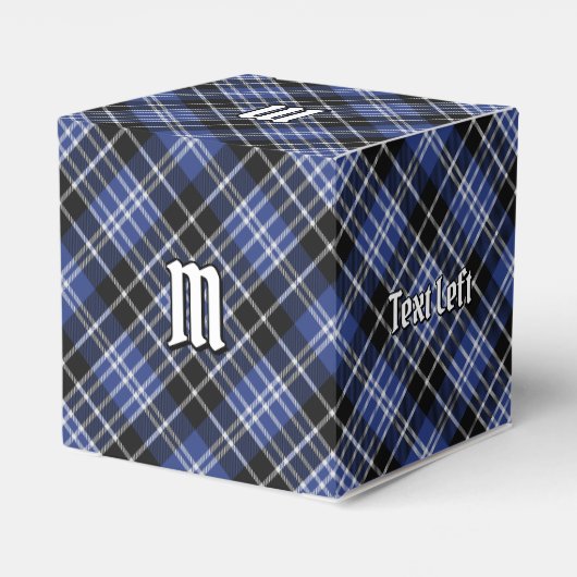 Clan Clark Tartan Favor Box Bedankdoosjes (Achterkant)
