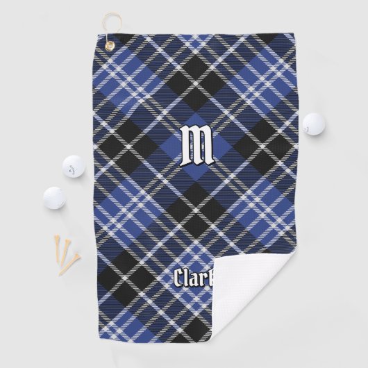 Clan Clark Tartan Golfhanddoek (Insitu)