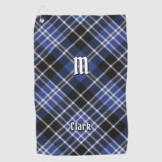Clan Clark Tartan Golfhanddoek (Voorkant)