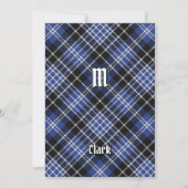 Clan Clark Tartan Kaart (Voorkant)