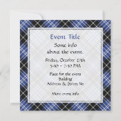 Clan Clark Tartan Kaart (Achterkant)