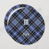 Clan Clark Tartan Kaart (Voorkant / Achterkant)