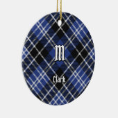 Clan Clark Tartan Keramisch Ornament (Rechts)