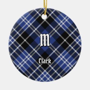 Clan Clark Tartan Keramisch Ornament