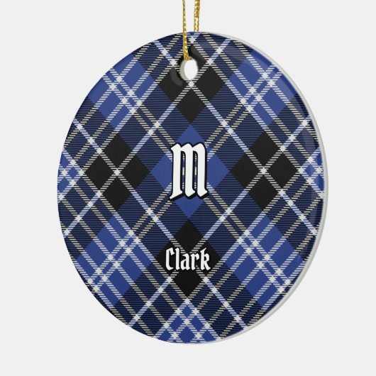 Clan Clark Tartan Keramisch Ornament (Links)