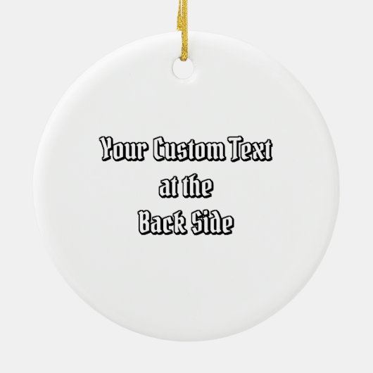 Clan Clark Tartan Keramisch Ornament (Achterkant)