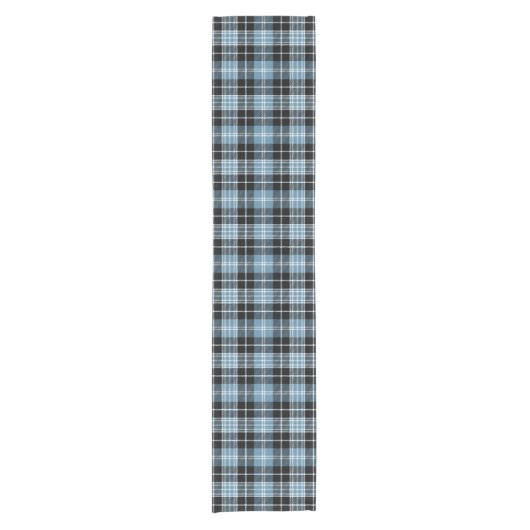 Clan Clark Tartan Korte Tafelloper (Voorkant)
