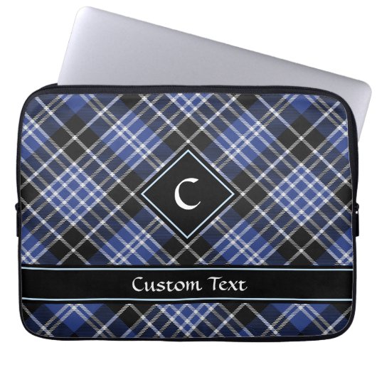Clan Clark Tartan Laptop Sleeve (Voorkant)