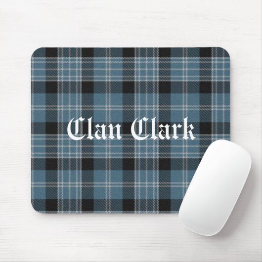 Clan Clark Tartan Muismat (Met muis)