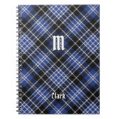 Clan Clark Tartan Notitieboek (Voorkant)