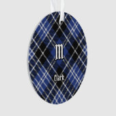 Clan Clark Tartan Ornament (voorkant)