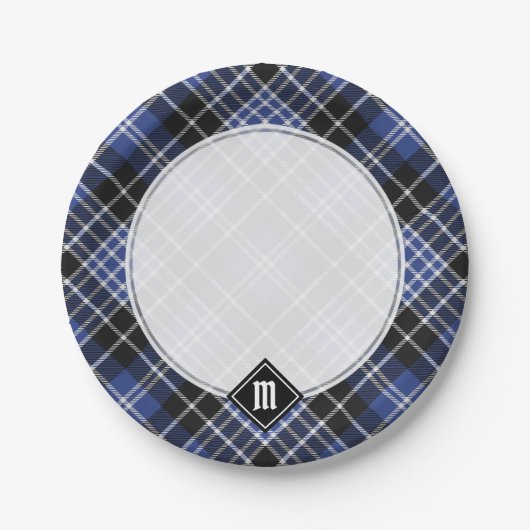 Clan Clark Tartan Papieren Bordje (Voorkant)
