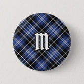Clan Clark Tartan Ronde Button 5,7 Cm (Voorkant)