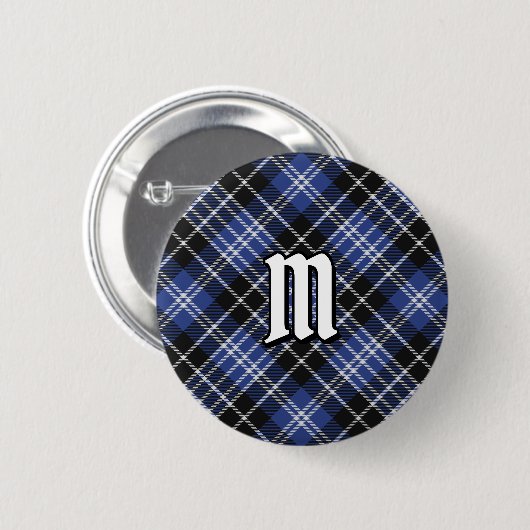 Clan Clark Tartan Ronde Button 5,7 Cm (Voorkant /achterkant)