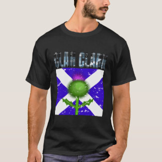 Clan Clark Tartan Schotse familienaam Scotland PR T-shirt