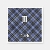 Clan Clark Tartan Servet (Voorkant)