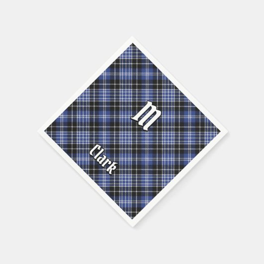 Clan Clark Tartan Servet (Hoek)