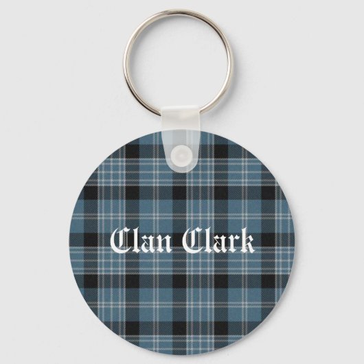 Clan Clark Tartan Sleutelhanger (Voorkant)