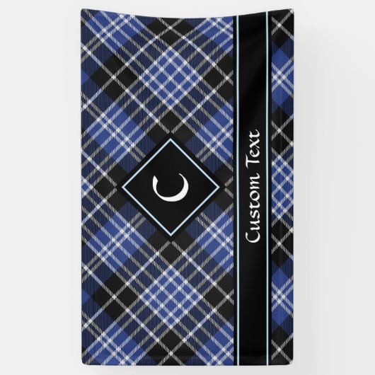 Clan Clark Tartan Spandoek (Verticaal)