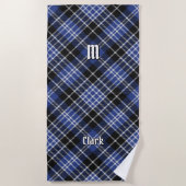 Clan Clark Tartan Strandlaken (Voorkant)