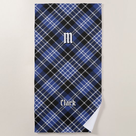 Clan Clark Tartan Strandlaken (Voorkant)