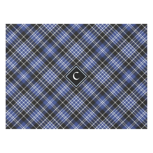 Clan Clark Tartan Tafelkleed (Voorkant (Horizontaal))