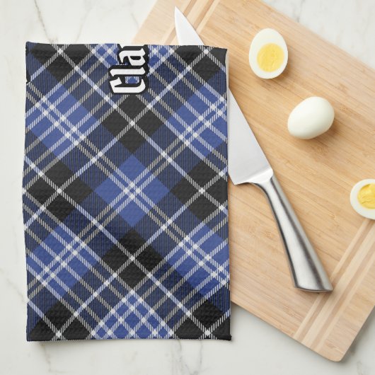 Clan Clark Tartan Theedoek (Quarter Fold)