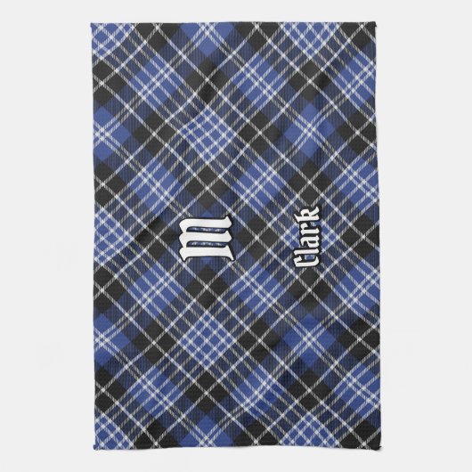 Clan Clark Tartan Theedoek (Verticaal)