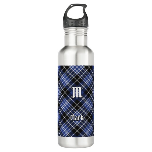 Clan Clark Tartan Waterfles (Voorkant)
