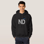 Clan Clelland N en Letter D Family Matching Hoodie (Voorkant volledig)